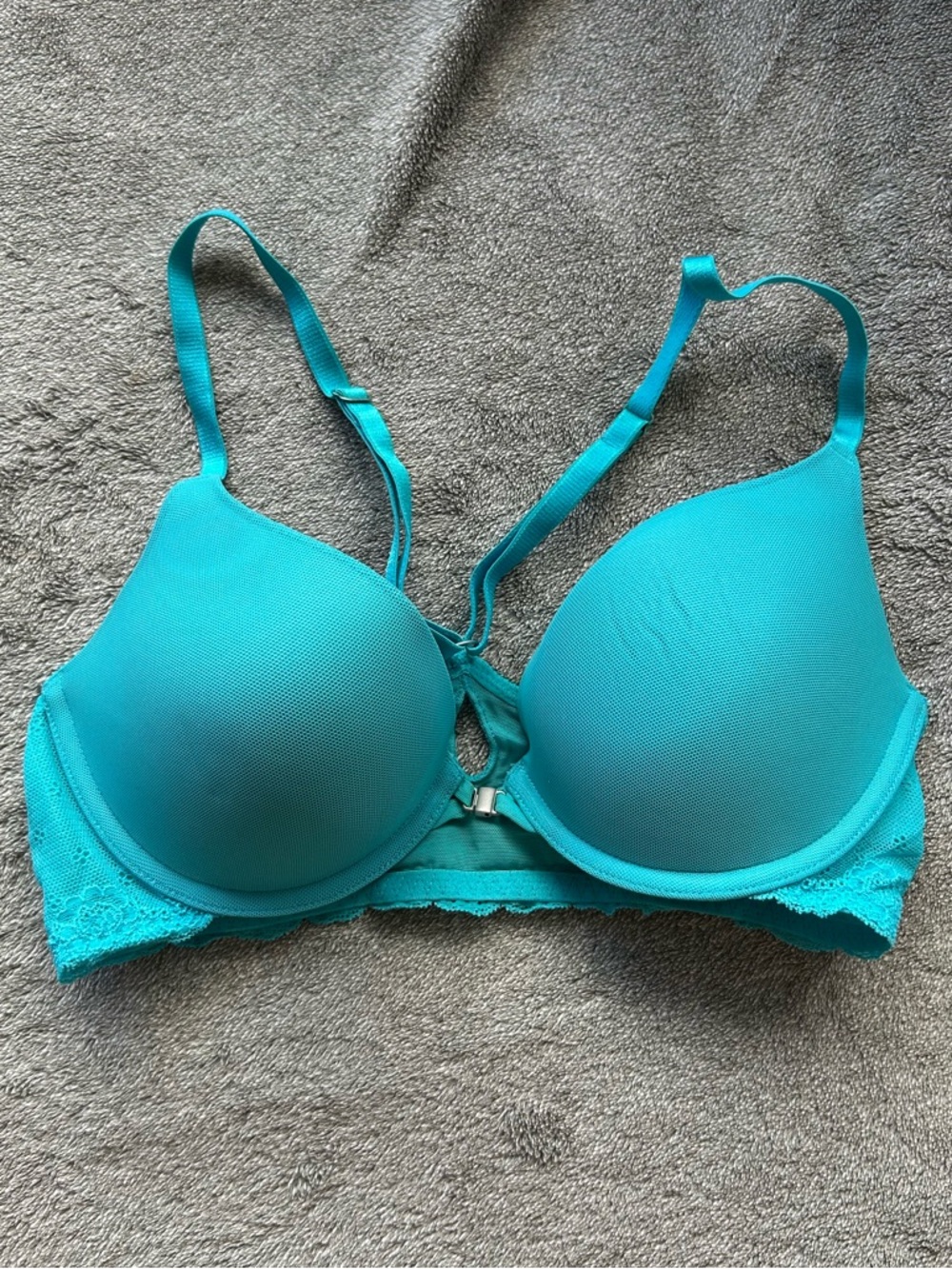 Aerie “Brooke” Front Clasp Bra - Blue